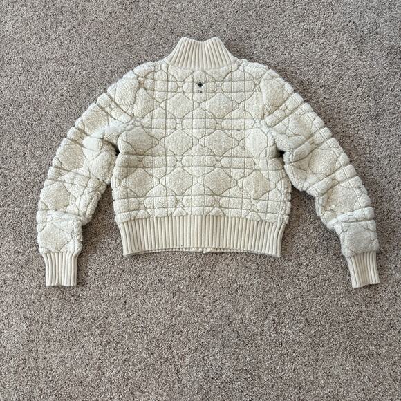 Dior CHRISTIAN DIOR  #241-003-884-2769 Size 4 Macrocannage Zipped Cardigan - Picture 5 of 8